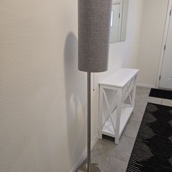 Gray Floor Lamp