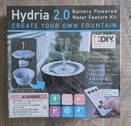 Hydria 2.0 Battery Powered Water Feature Kit
