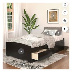 Twin Xl Platform Bed Frame (From Home Depot/brand New)