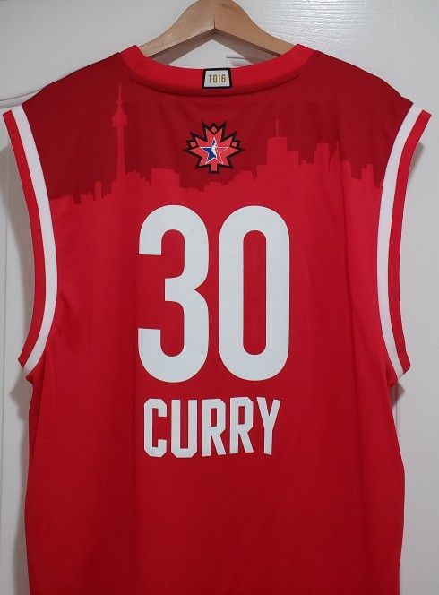 2016 Toronto NBA West Stephen Curry Adidas All Star Game Jersey