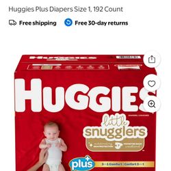 Huggies Plus Diapers Size 1