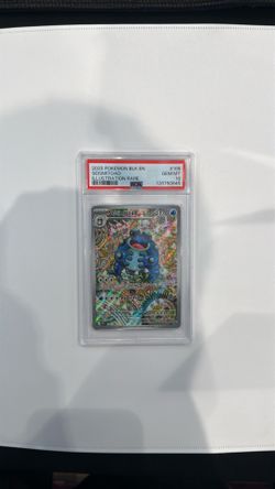 Seismitoad #105 black bolt PSA10