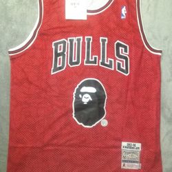 Small Bape NBA Bulls Jersey