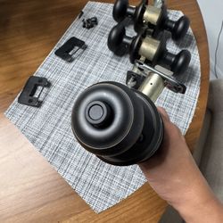 Aged Bronze Schlage Doorknobs - Like New