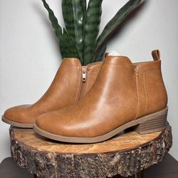 Girls Ankle Boots Bundle - Tan and Grey Size 1