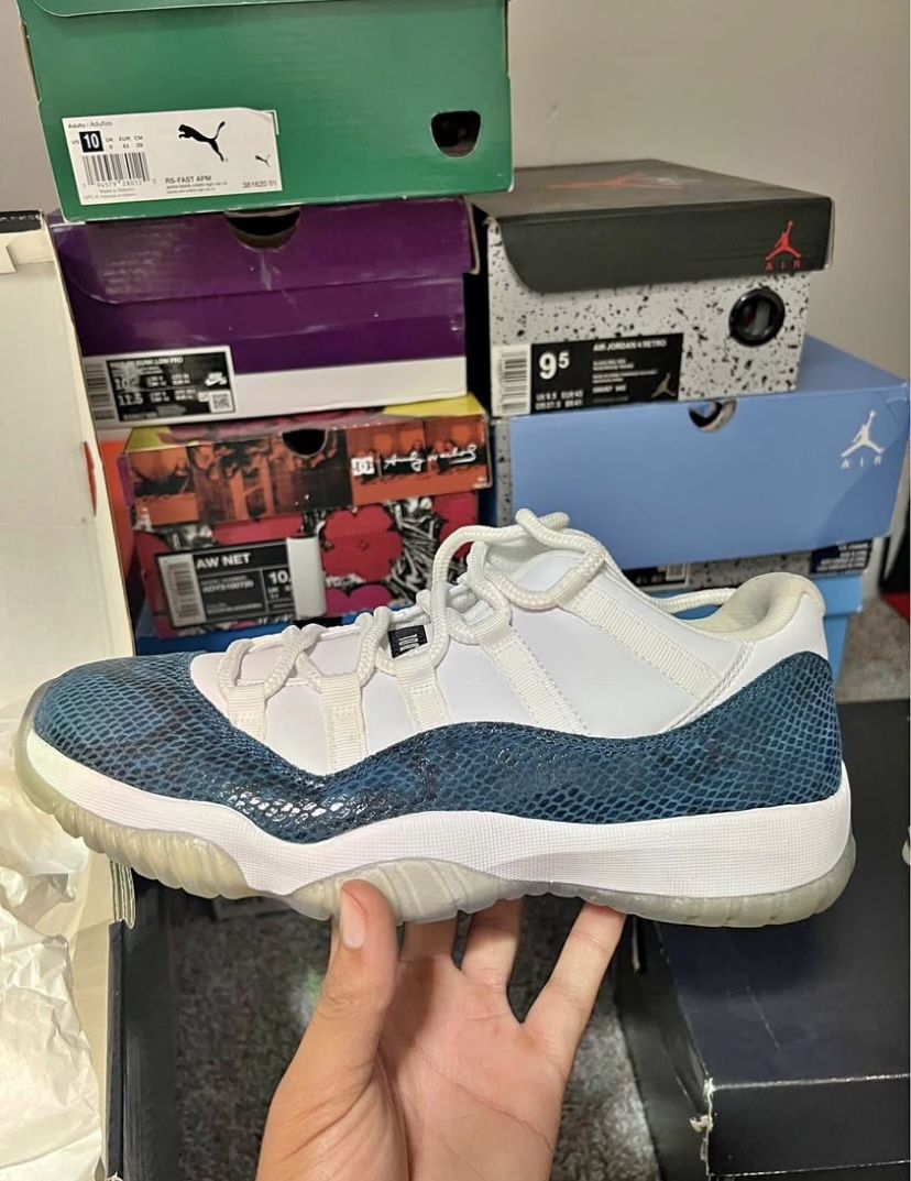 Jordan Retro 11 Snakeskin Low Size 9.5