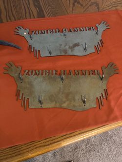 Zombie Hammer Metal Wall Hook Rack – Set of 2