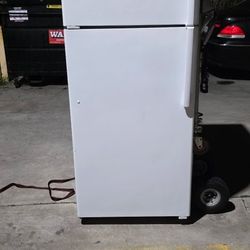 LG white refrigerator.