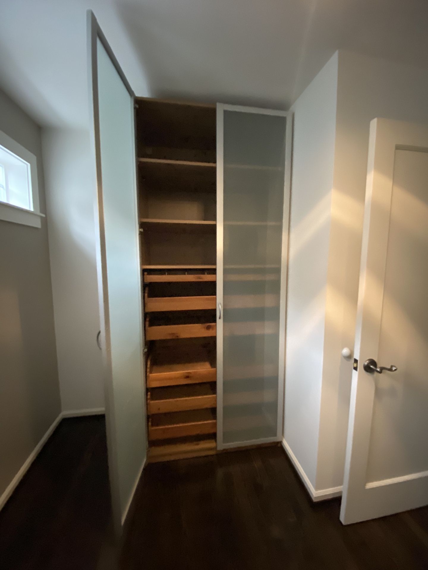 IKEA Pax Wardrobe Closet System - Wood Veneer And Drawers