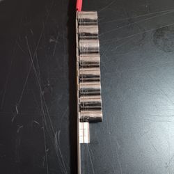 Vintage Craftsman 1/2" Drive Metric 12 Point, 8 Piece Socket Set