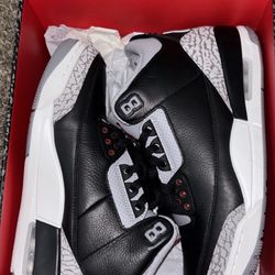 Jordan 3 Retro OG - ‘Black Cement (2024)’ Size 9.5 Worn Lightly