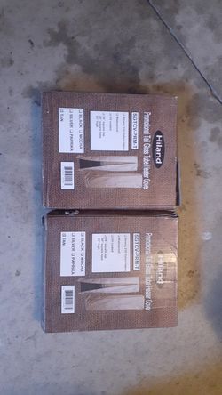 Two heater lamp covers