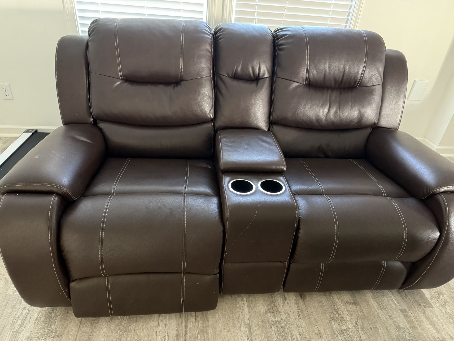 Recliner Sofa -Leather