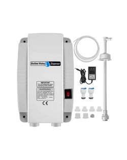 Bottled Water System 20 ft. Single Inlet Water Dispensing System with AC/DC Adapter for Ice Maker Water Dispensers