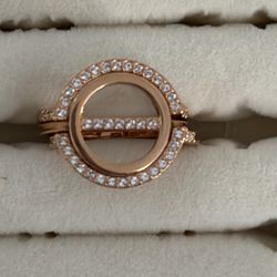 Swarovski Stackable Open Circle Ring