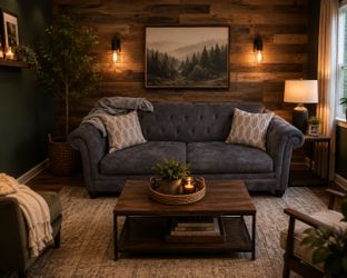 Gray Tufted Chesterfield Sofa