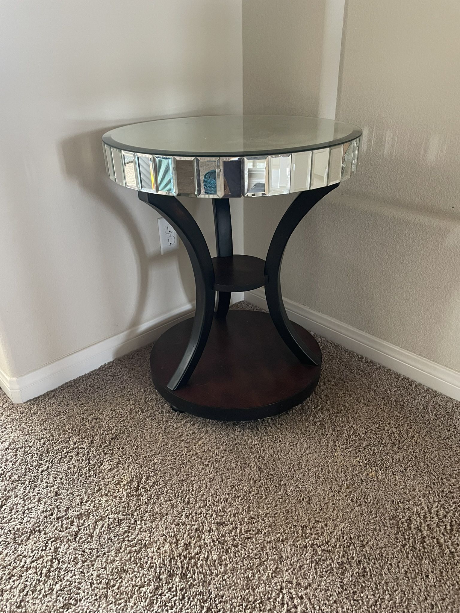 Mirrored Top Table
