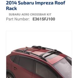 Genuine Subaru Aero Crossbar Kit – E361SFJ100