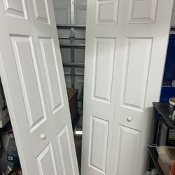Closet Doors White 29.5” X 79”