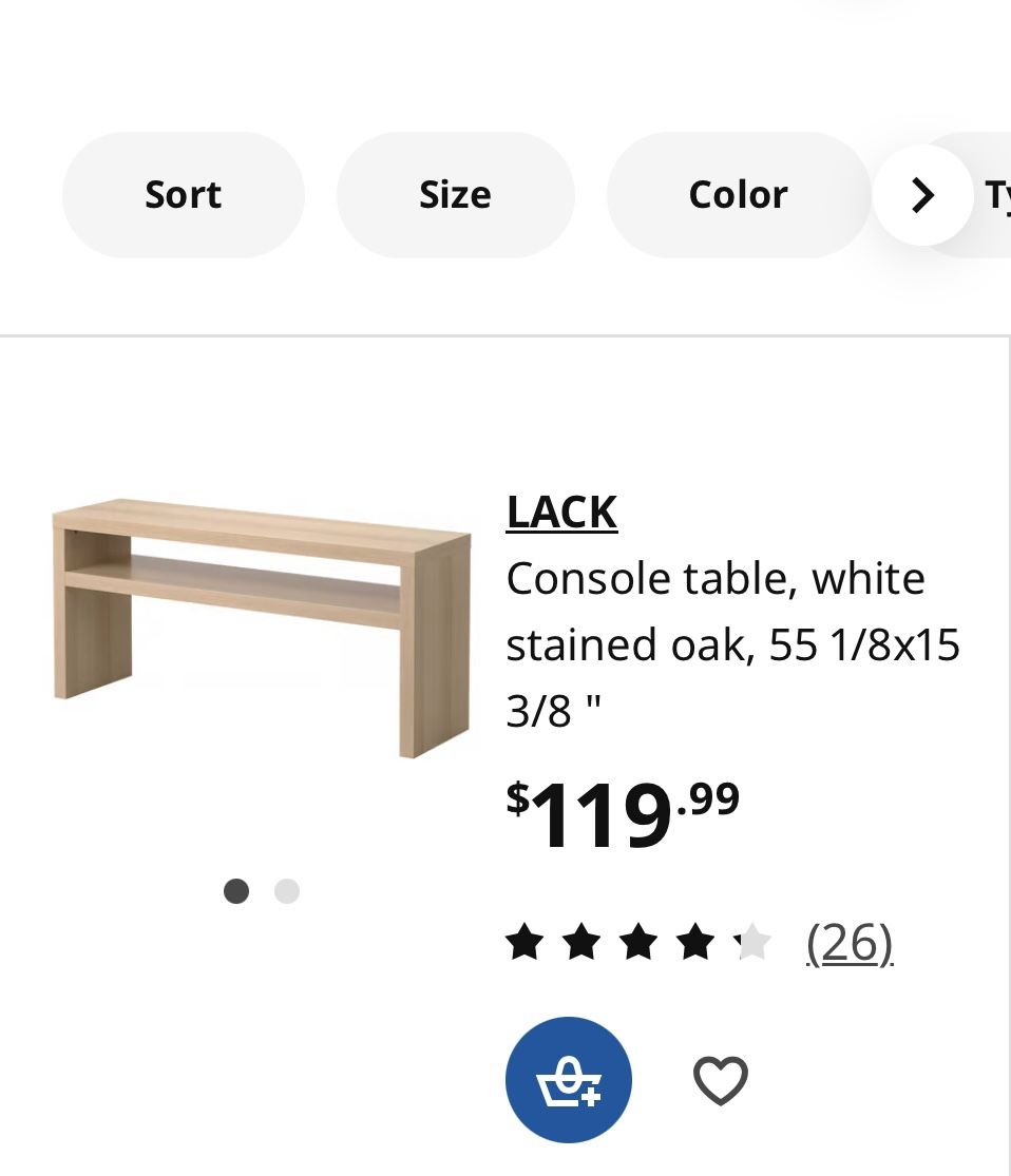IKEA Console Entry Table
