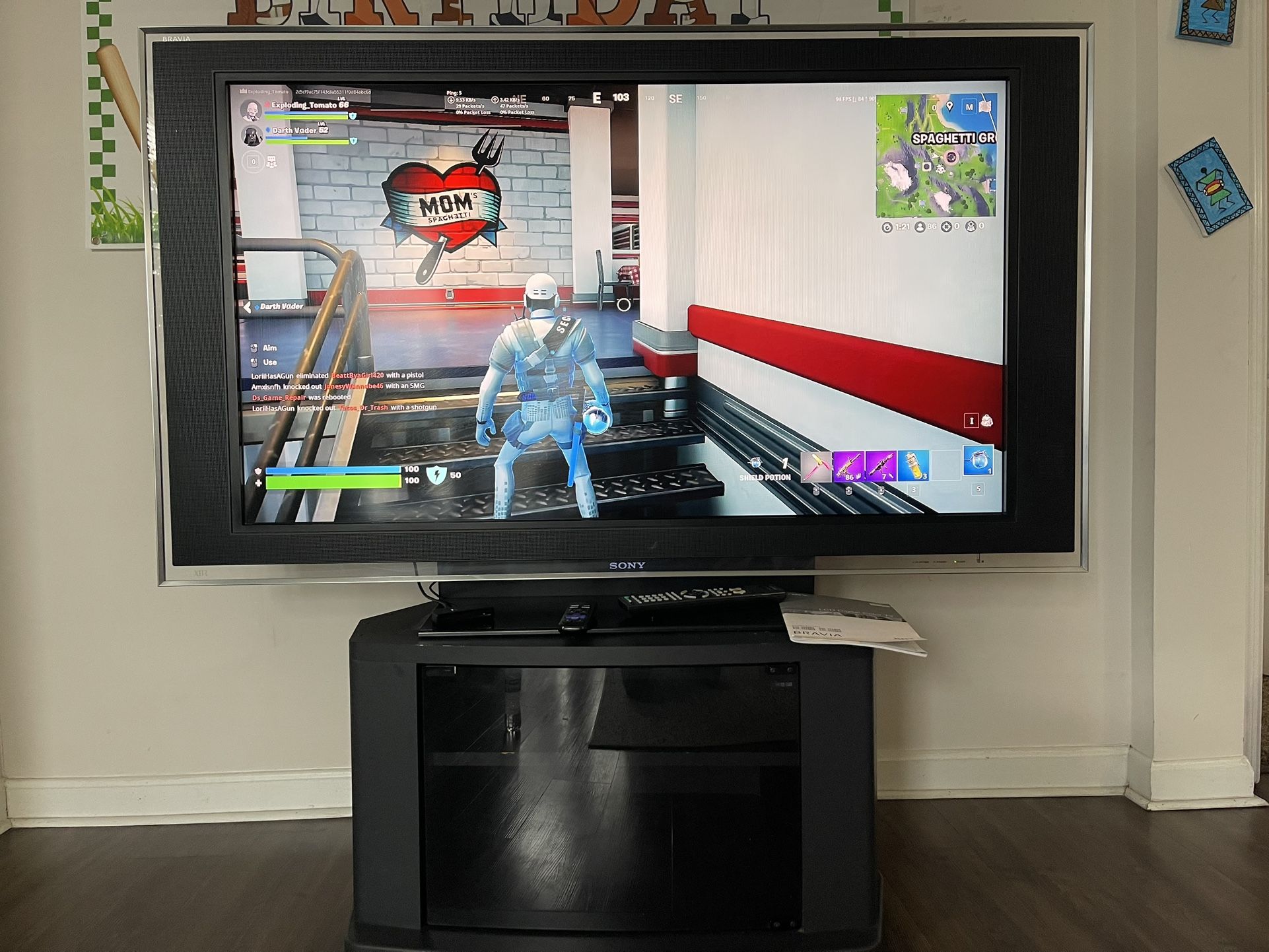 https://offerup.com/redirect/?o=MS5zb255 Bravia XBR. https://offerup.com/redirect/?o=Mi5Udg== Stand. 3.Roku Stick