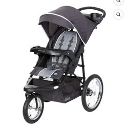 Baby Trend Xcel-R8 Plus Jogging Stroller with LED Lights, Liberty Grey