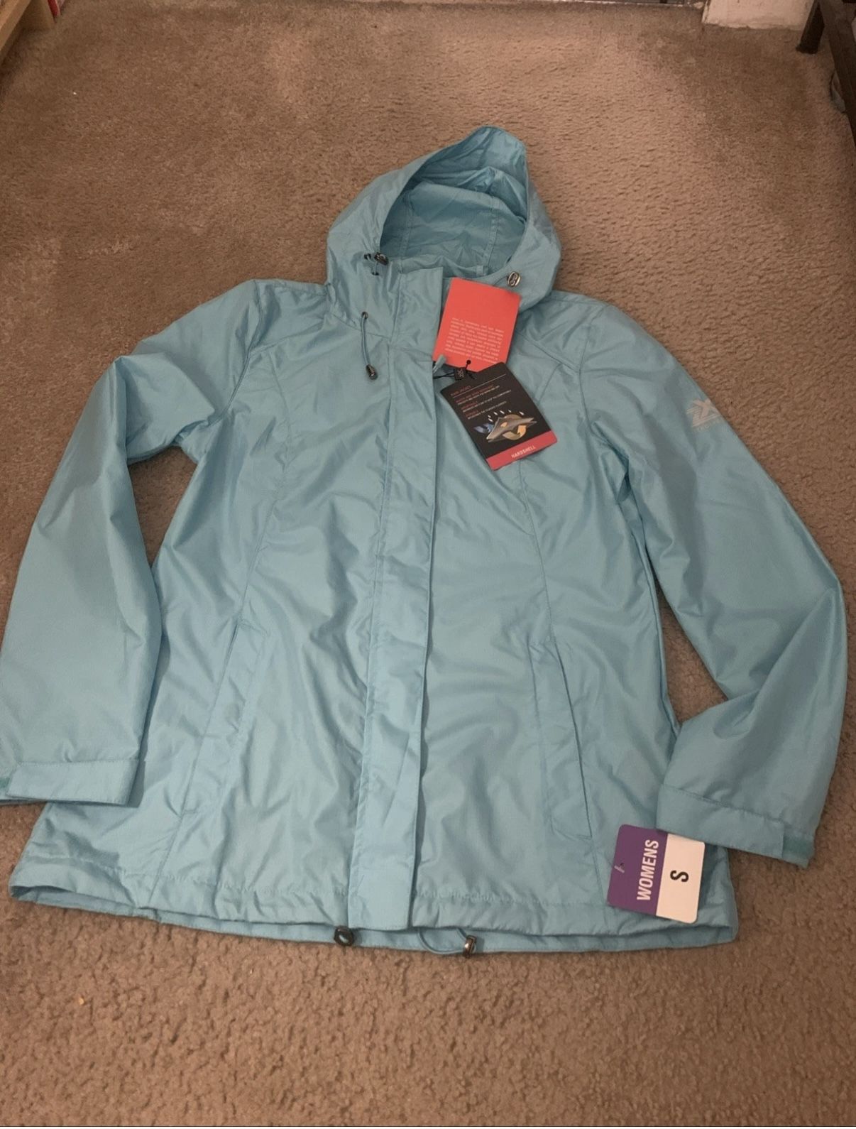 Women’s Size Small Rain Jacket Zeroxposur Brand New