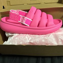 Pink UGG Sport Yeah Sandals