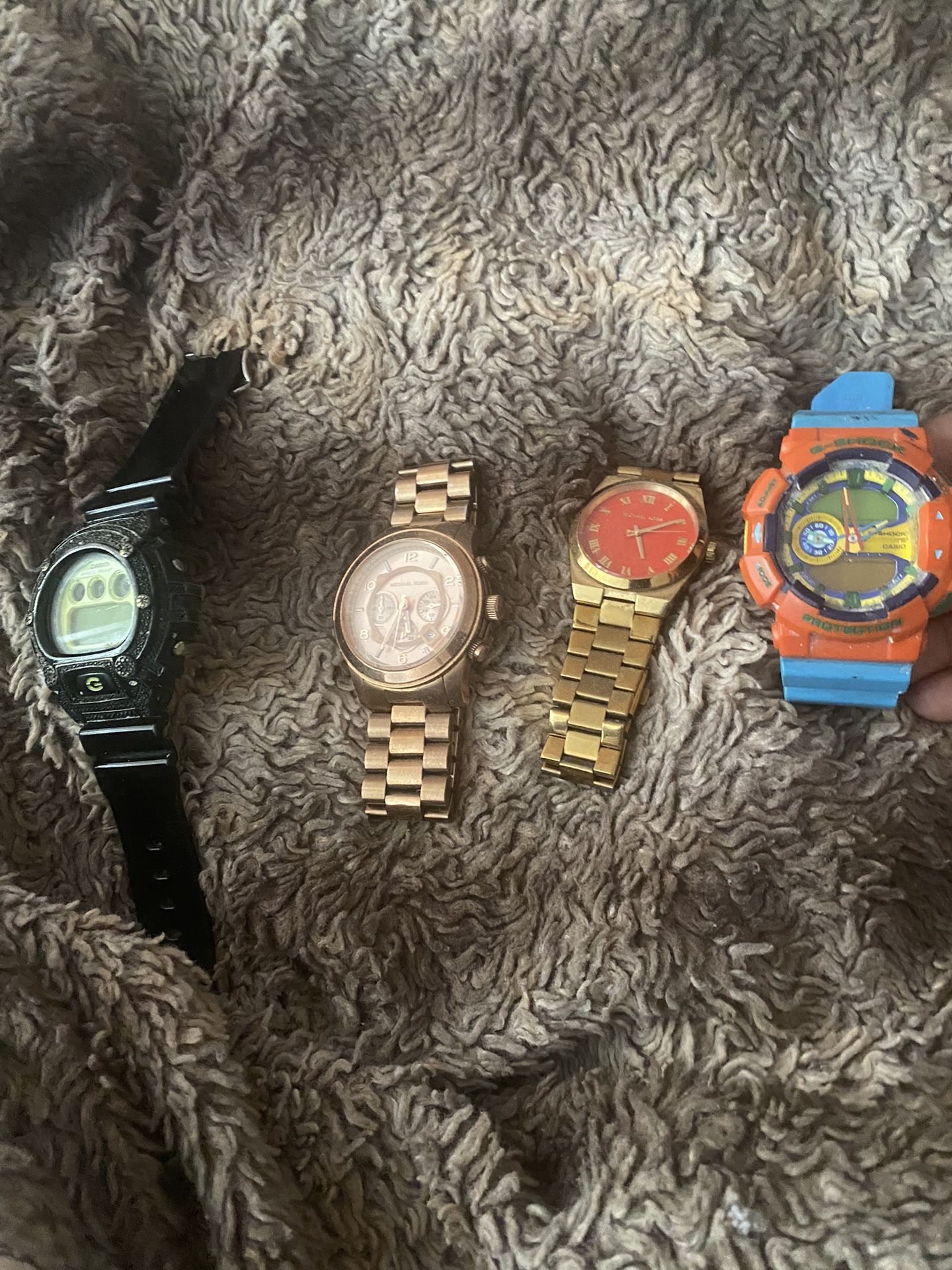 3 Watches 1 G-Shock 2 Michael Kors
