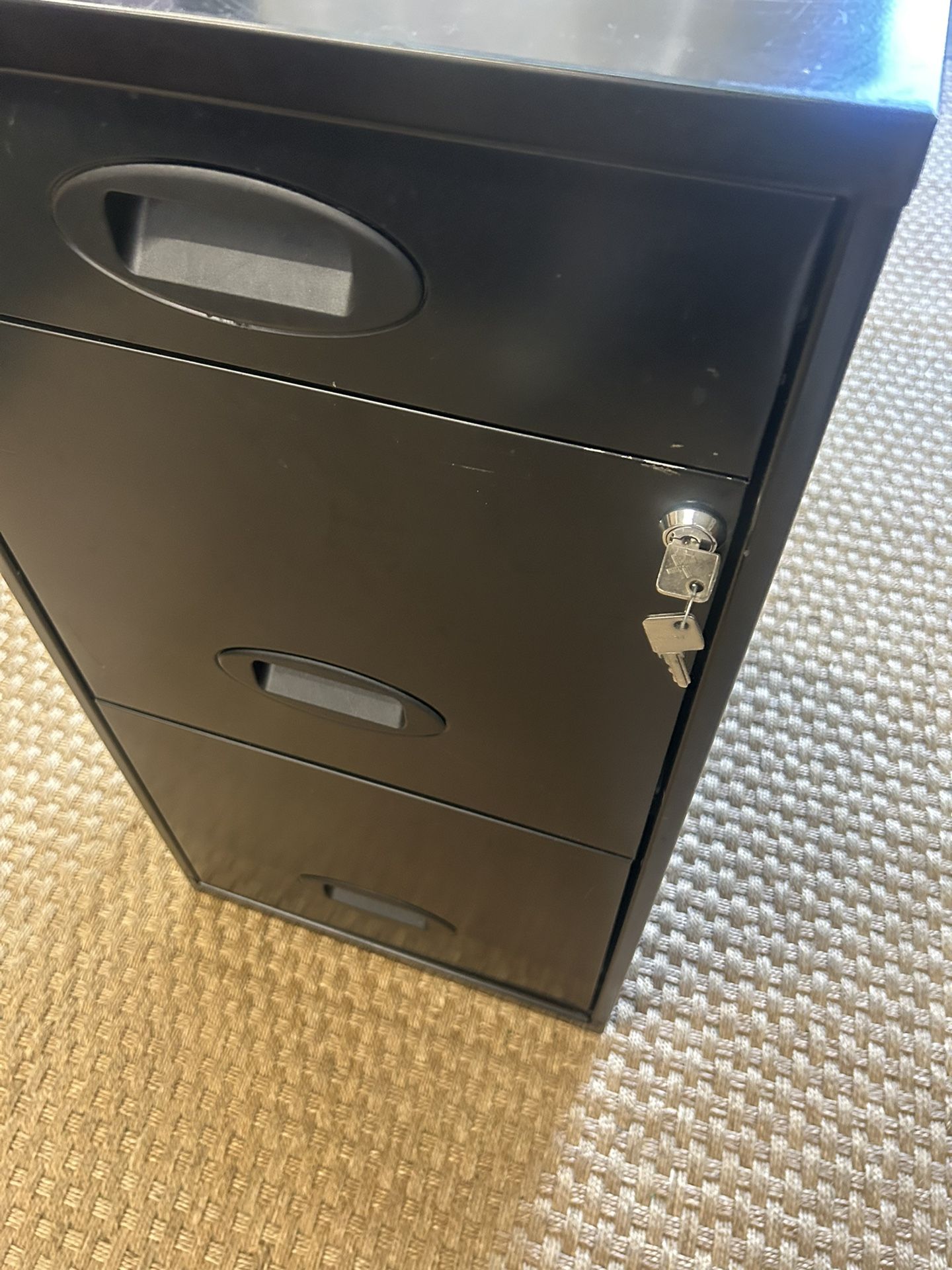 3 Drawer Metal File Cabinet 