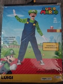 Luigi Halloween costume size small 4/6 new