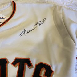 Willie Mays Autographed Jersey