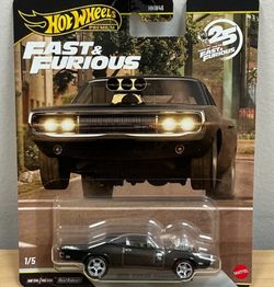 x1 Hot Wheels Fast & Furious 1970 Dodge Charger R/T Chase Premium Real Riders