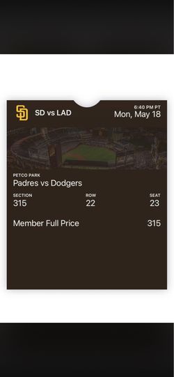Padres vs dodgers