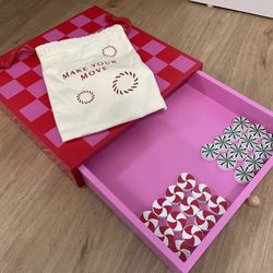 Anthropology Holiday Checkers Game Set