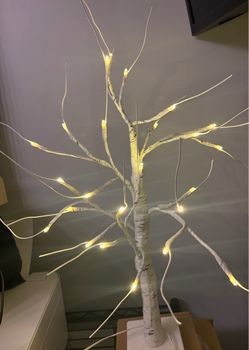 Artificial birch  tree for Christmas decoration