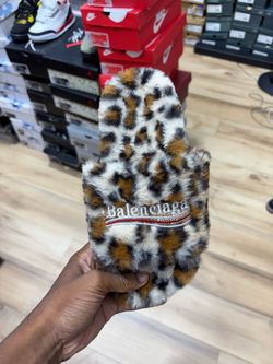 Balenciaga Furry Slide