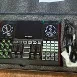G10 dj audio and music console mixer with a screen 
