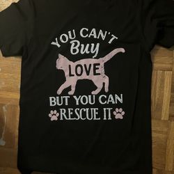 Funny Cat T Shirt M