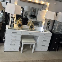 Vanity With Stool
