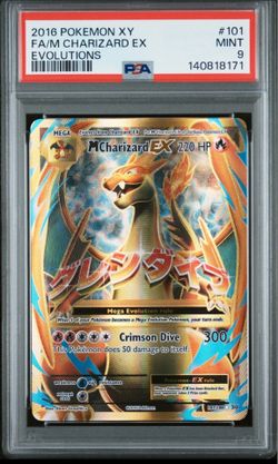PSA 9 M Charizard EX (Full Art) - XY - Evolutions (EVO)