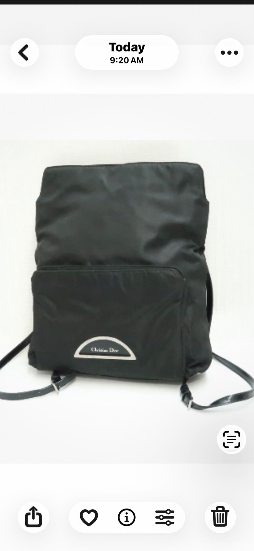 Christian Dior Backpacks
