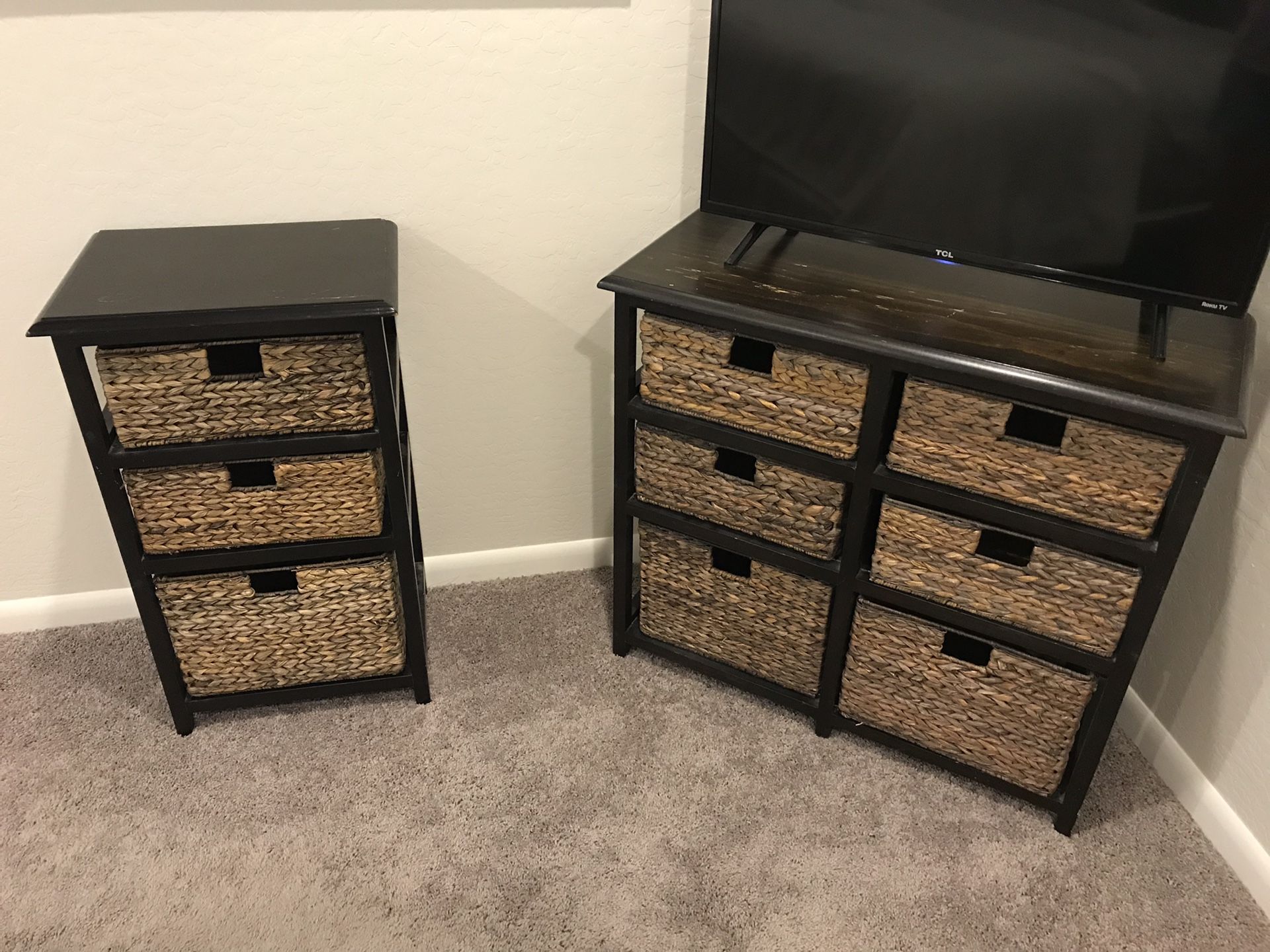 Pier 1 console and side table