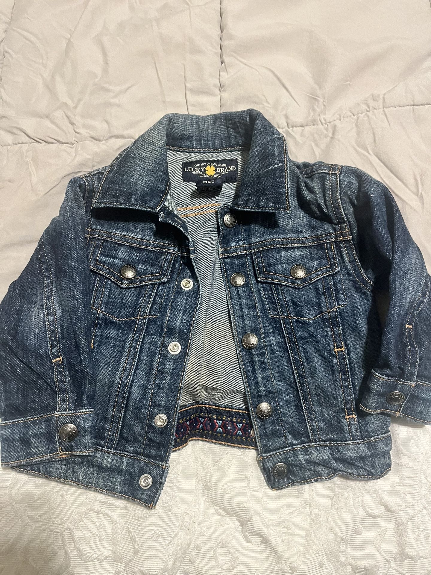 2t Lucky Brand Girls Jean Jacket