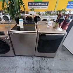 Samsung Rose Gold Washer And Dryer Take It Today Pay It Later 