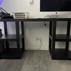 Table With Side Storage Space 