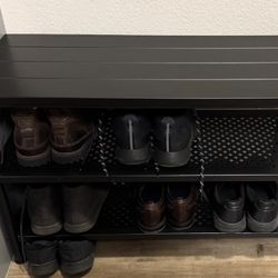 IKEA Pinnig Bench With Shoe Storage 