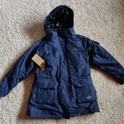 Women's Medium United By Blue Bison Fur Winter Jacket Coat