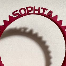 Girls personalized 3D bracelet - new