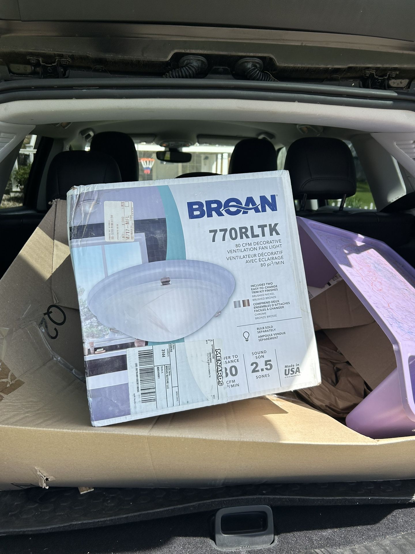 Ventilation Fan Light